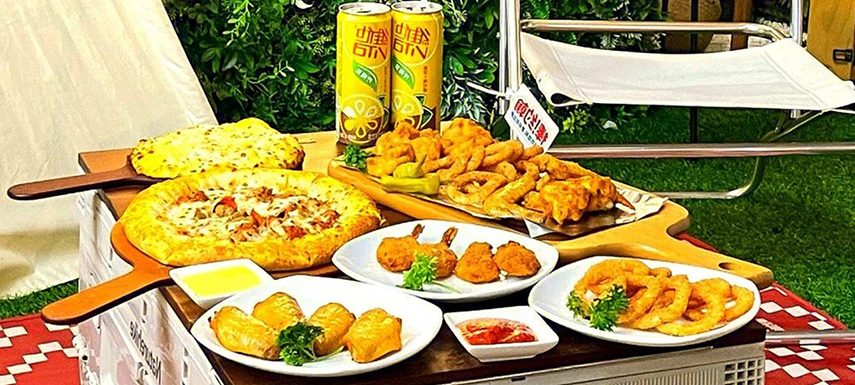 酸菜魚、雞爪、炸雞、甜品、披薩……搶占露營新場景，不負春游好“食”光